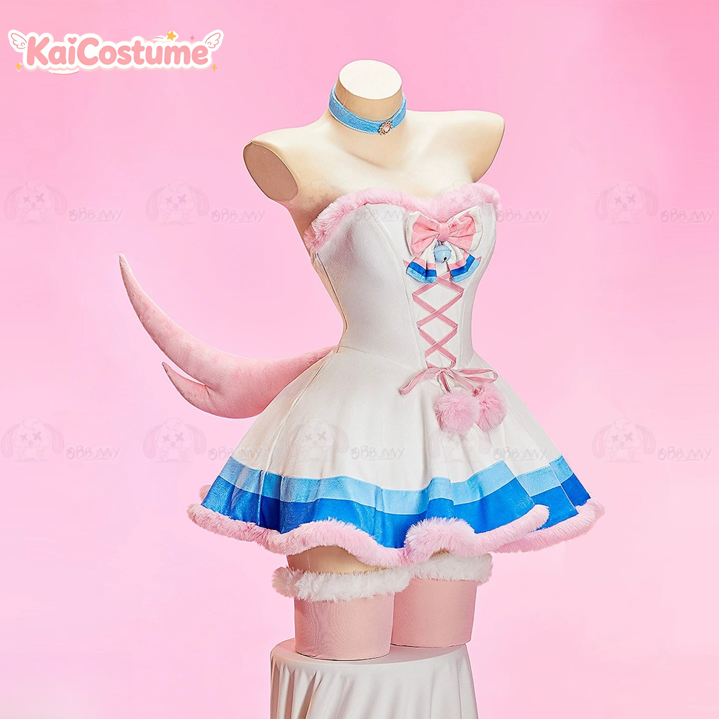 Quality Anime Cosplay - High Quality Original Christmas Elf Pink