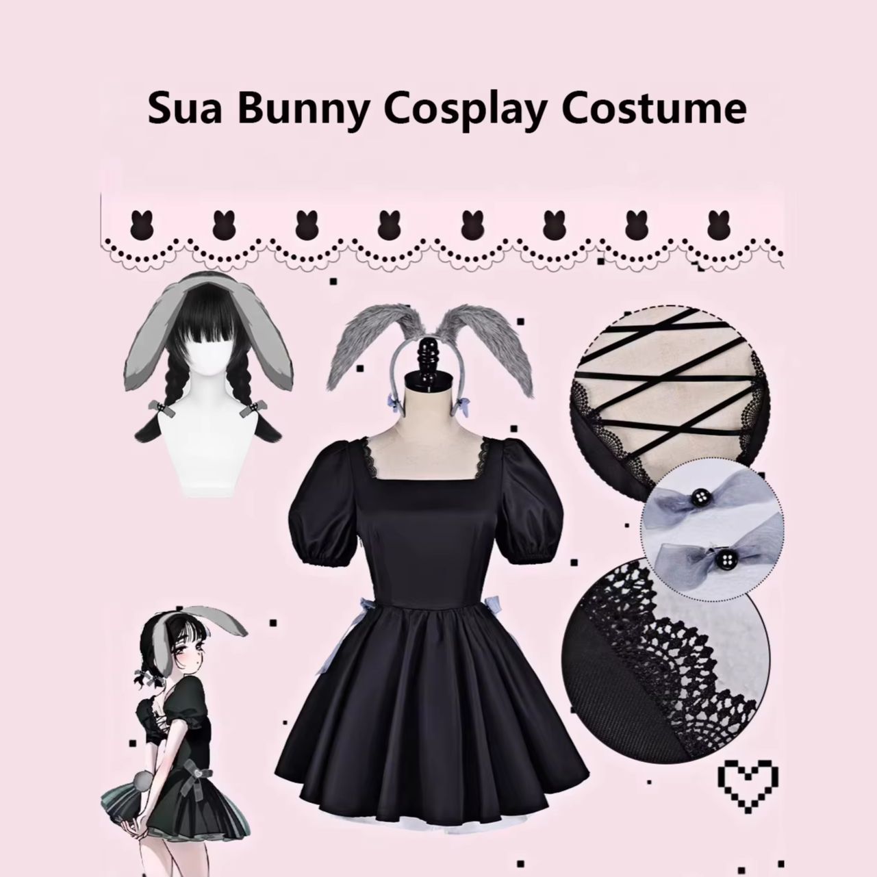 Anime Cosplay Cafe - Alien Stage Sua 3rd Anniversary Rabbit