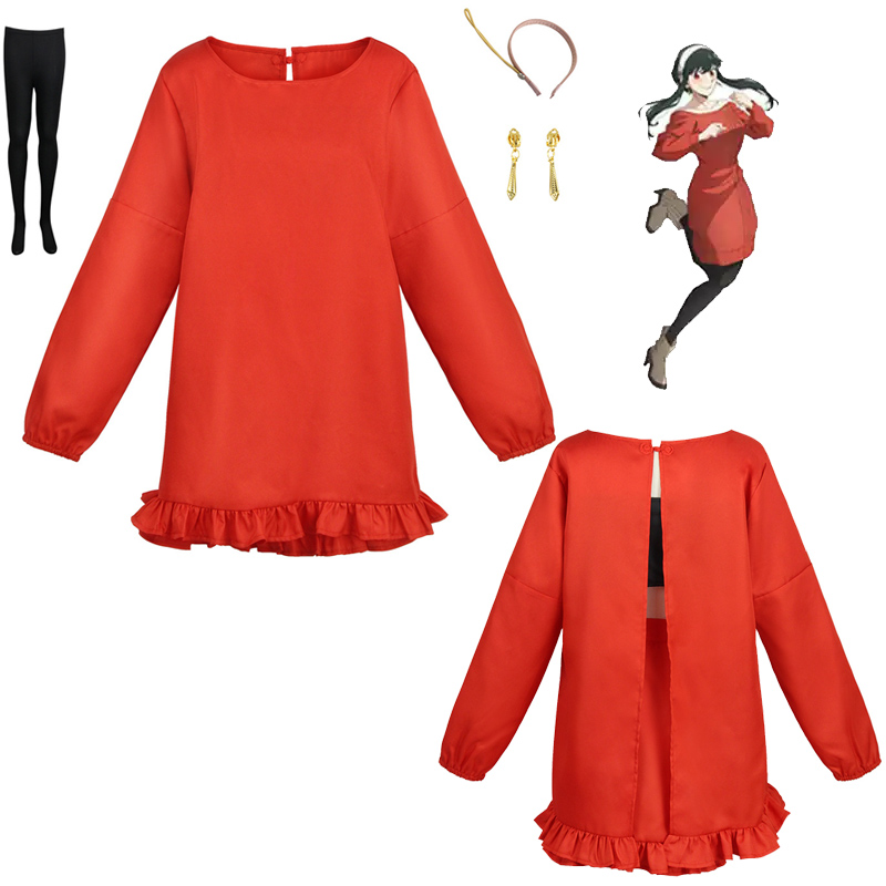 Spy Family Outfit - Yor Forger Daily Cosplay Costume Anime