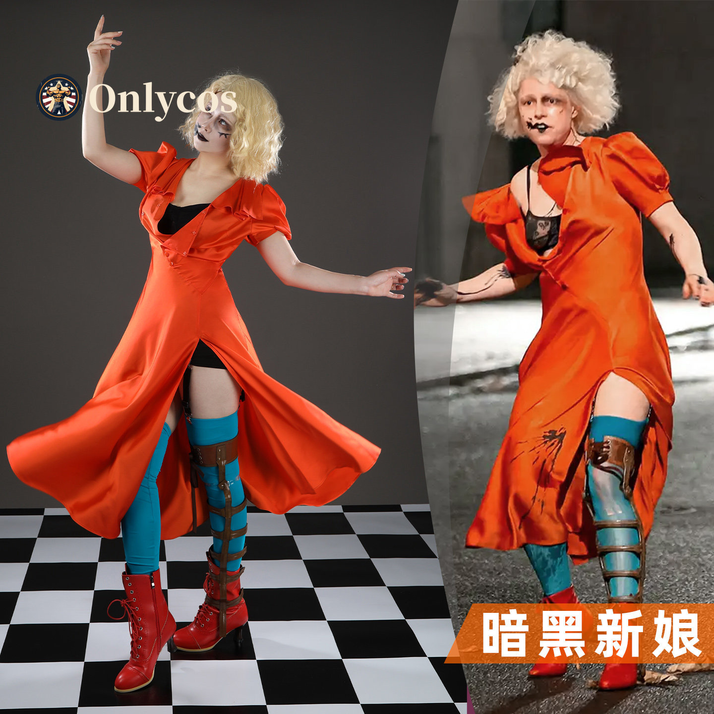 Anime Cosplay Girls - The Bride! Mary Shelley Cosplay Costume