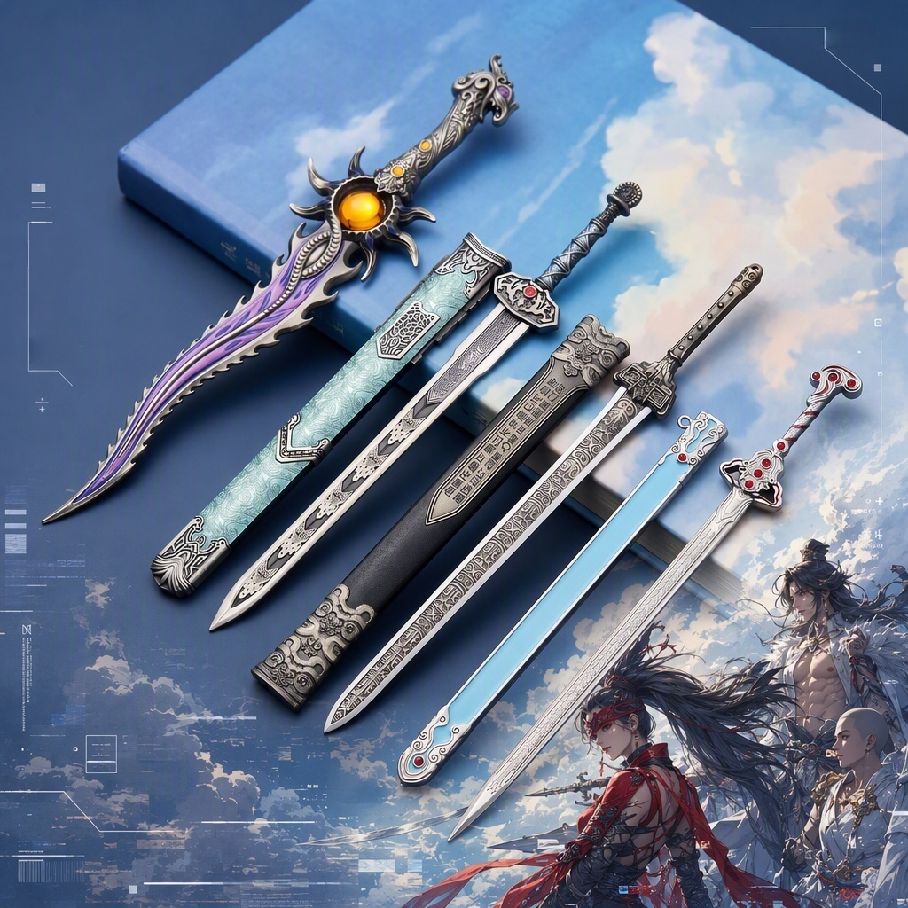 Anime Cosplay Ninja - 11inch Naraka Bladepoint Katana Anime Cosplay
