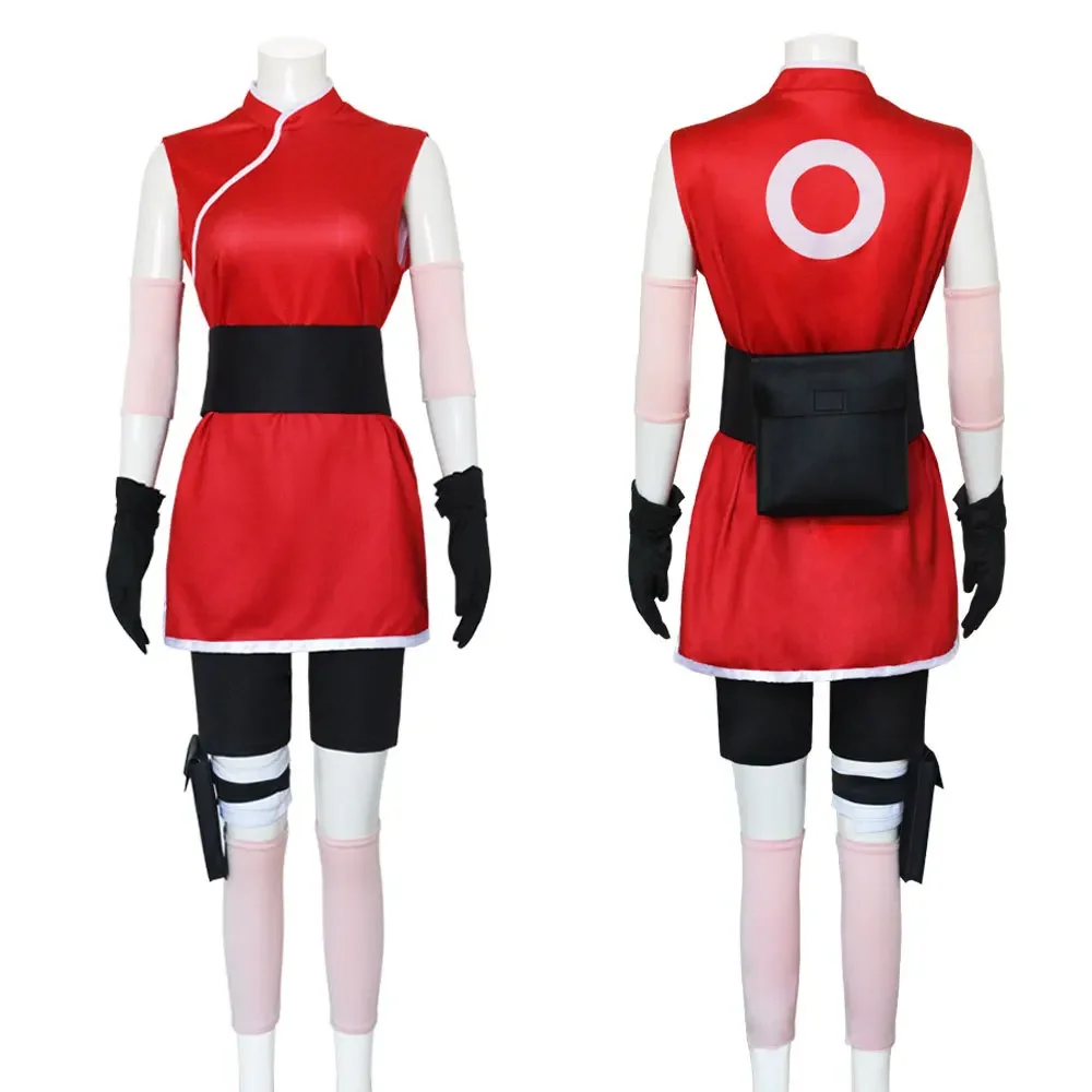 Anime Cosplay Ninja - Haruno Sakura Cosplay Anime Costume Women