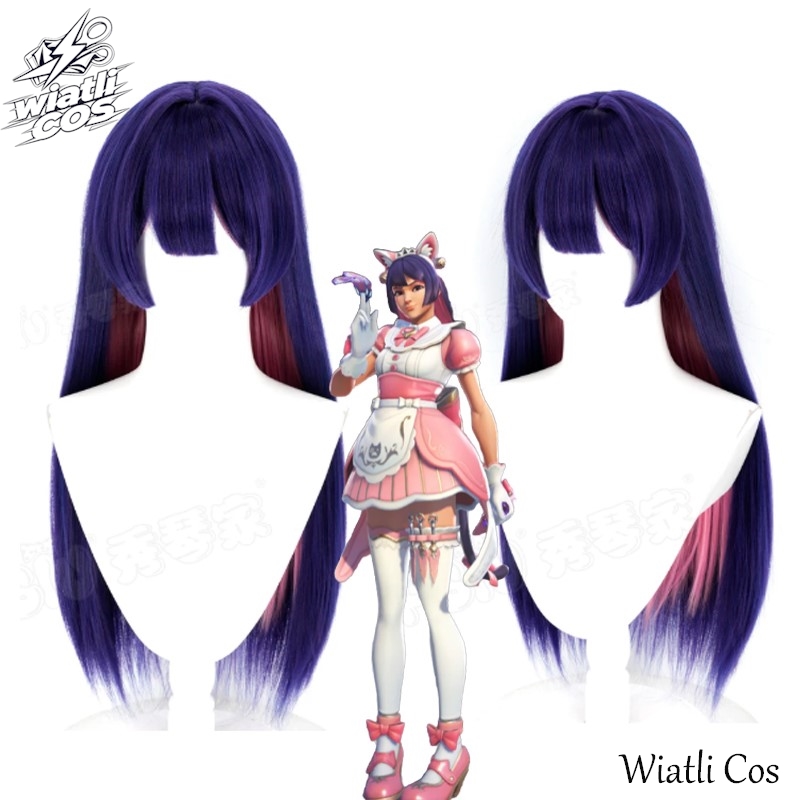 Cosplay Anime Pink Hair - Overrwatch 2 Cosplay OW Kiriko Pink
