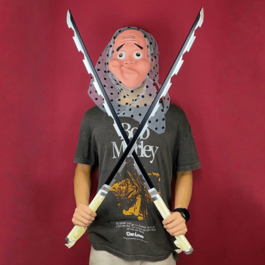 Anime Cosplay Katana - 40inch Demon Slayer Inosuke Katana Kimetsu