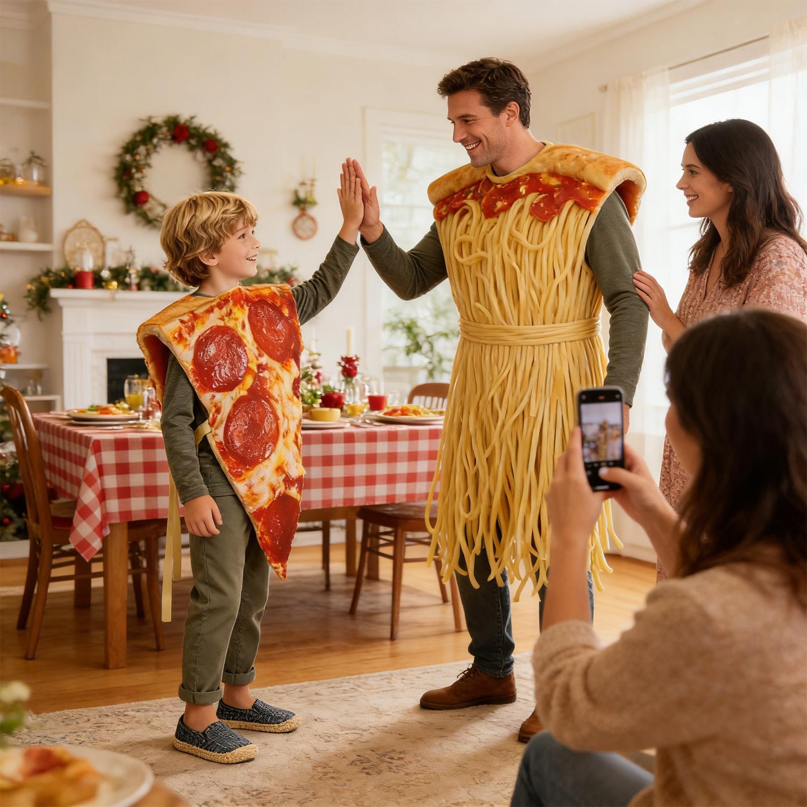 Pizza Halloween Costume Realis - Anime Cosplay Couple recension och pris