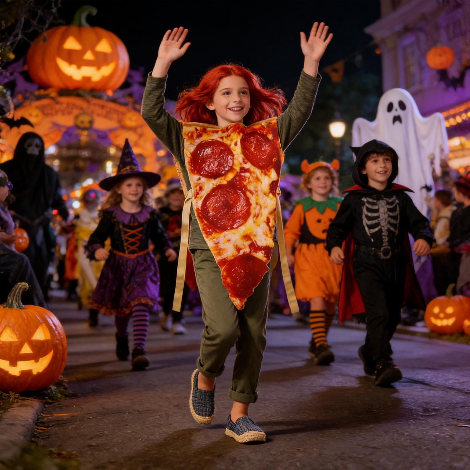 Pizza Halloween Costume Realis - Anime Cosplay Couple recension och pris