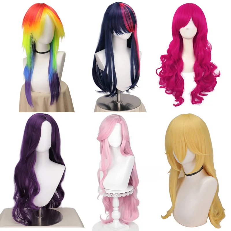 Anime Twilight Sparkle Wigs Lo - Cosplay Anime Pink Hair recension och pris