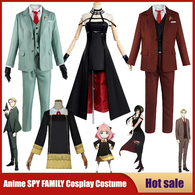 Anime Spy X Family Cosplay Cos - Spy Family Outfit recension och pris