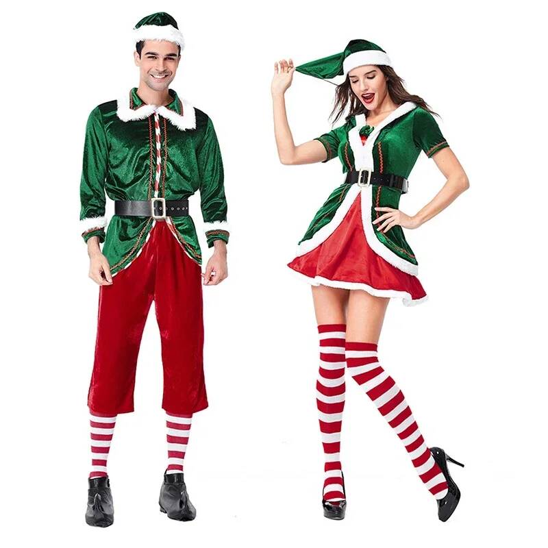 Santa Claus Cosplay Costume Ch - Anime Cosplay Couple recension och pris