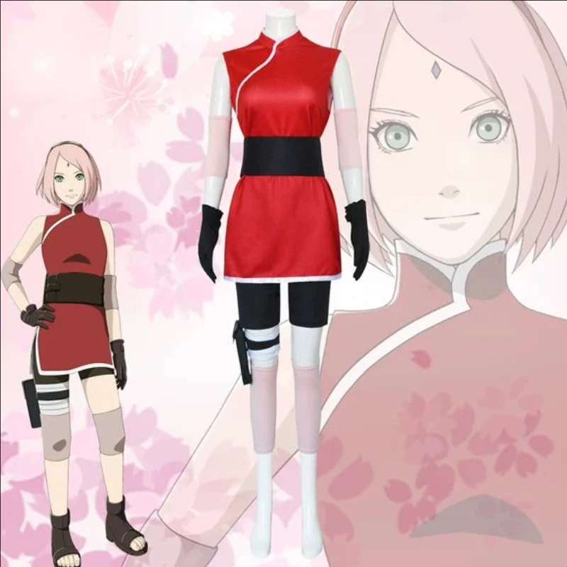Sakura Haruno Cosplay Complete - Anime Cosplay Ninja recension och pris