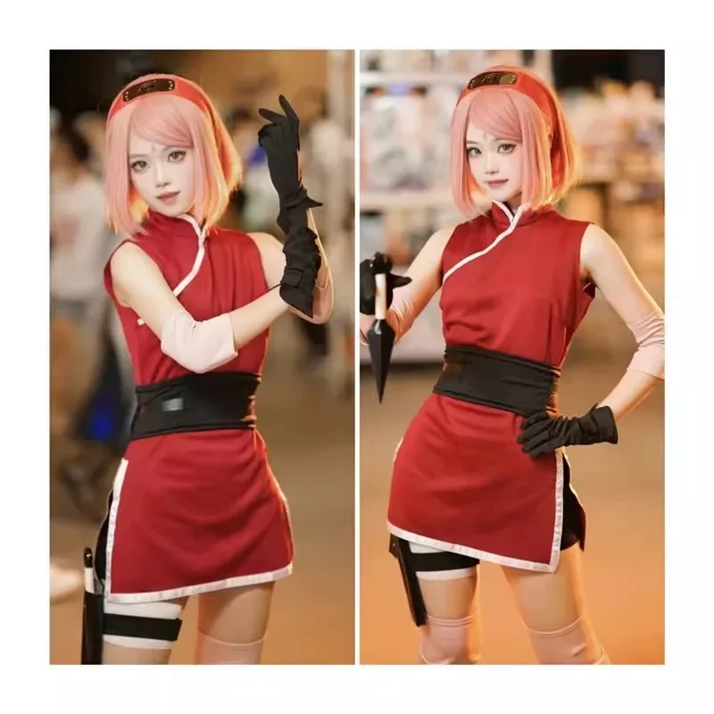 Sakura Haruno Cosplay Complete - Anime Cosplay Ninja recension och pris