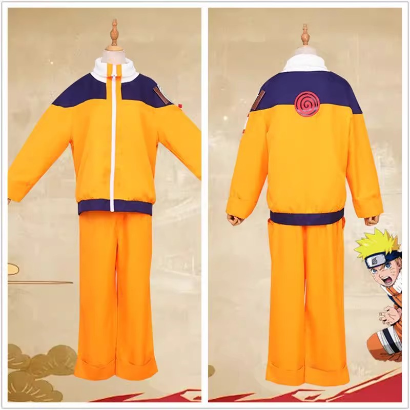 Uzumaki Cosplay Costume Orange - Anime Cosplay Ninja recension och pris