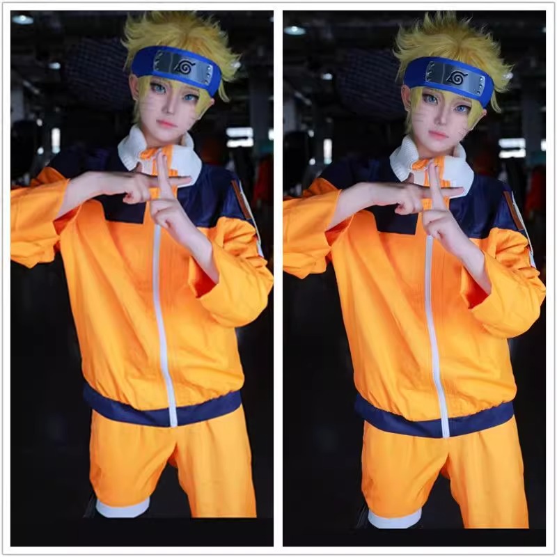 Uzumaki Cosplay Costume Orange - Anime Cosplay Ninja recension och pris