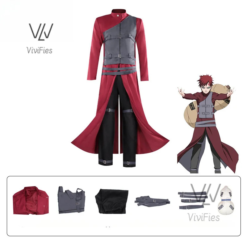 New 2024 anime Ninja Gaara cos - Anime Cosplay Ninja recension och pris