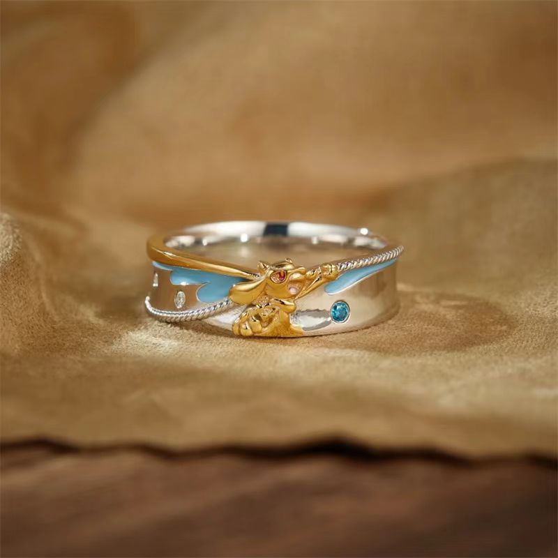 Pokémon Riolu Couple Rings - C - Anime Cosplay Couple recension och pris
