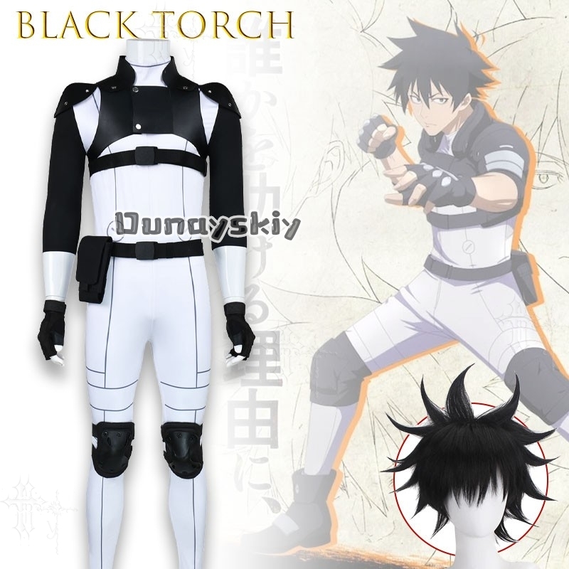 Black Torch Jiro Azuma Battle  - Anime Cosplay Ninja recension och pris