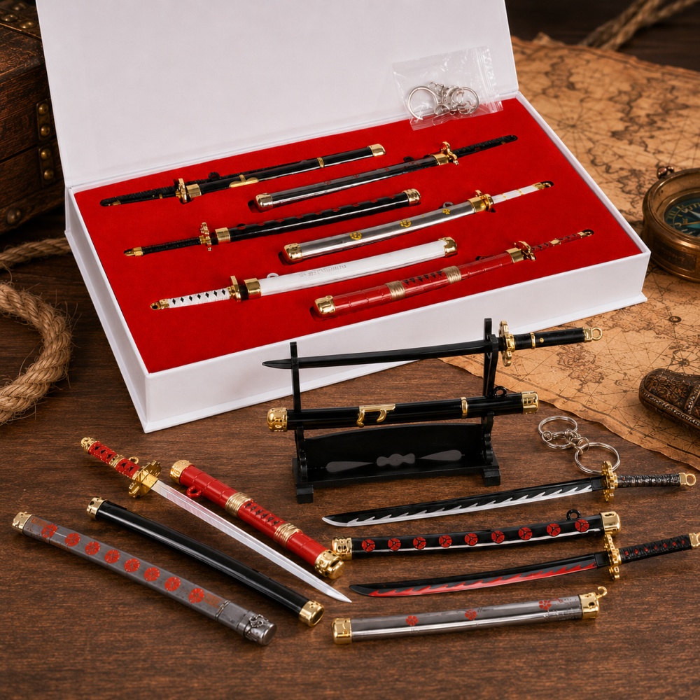 Anime One Piece Zoro Sword Key - Anime Cosplay Katana recension och pris