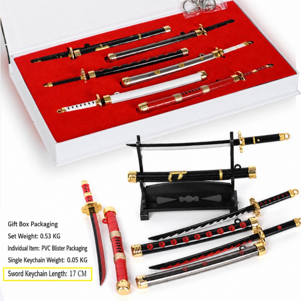 Anime One Piece Zoro Sword Key - Anime Cosplay Katana recension och pris