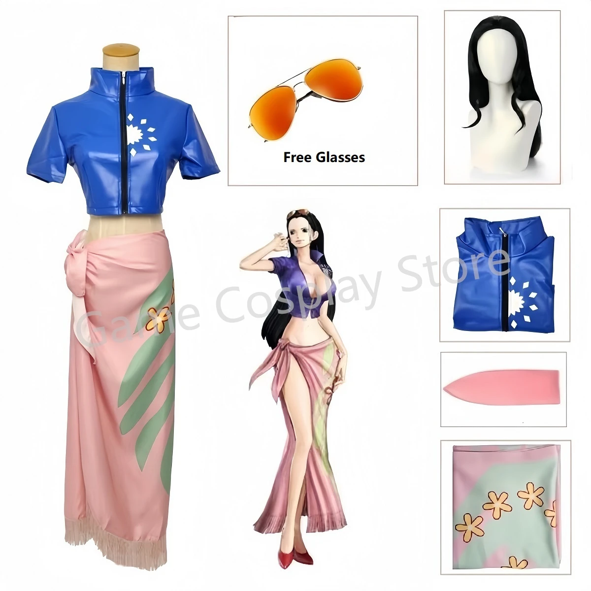 Nico Robin Cosplay Costume Dre - Anime Cosplay Yor recension och pris