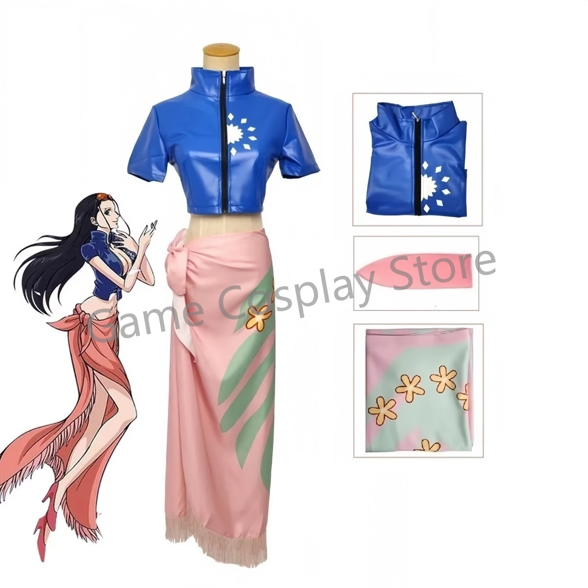 Nico Robin Cosplay Costume Dre - Anime Cosplay Yor recension och pris