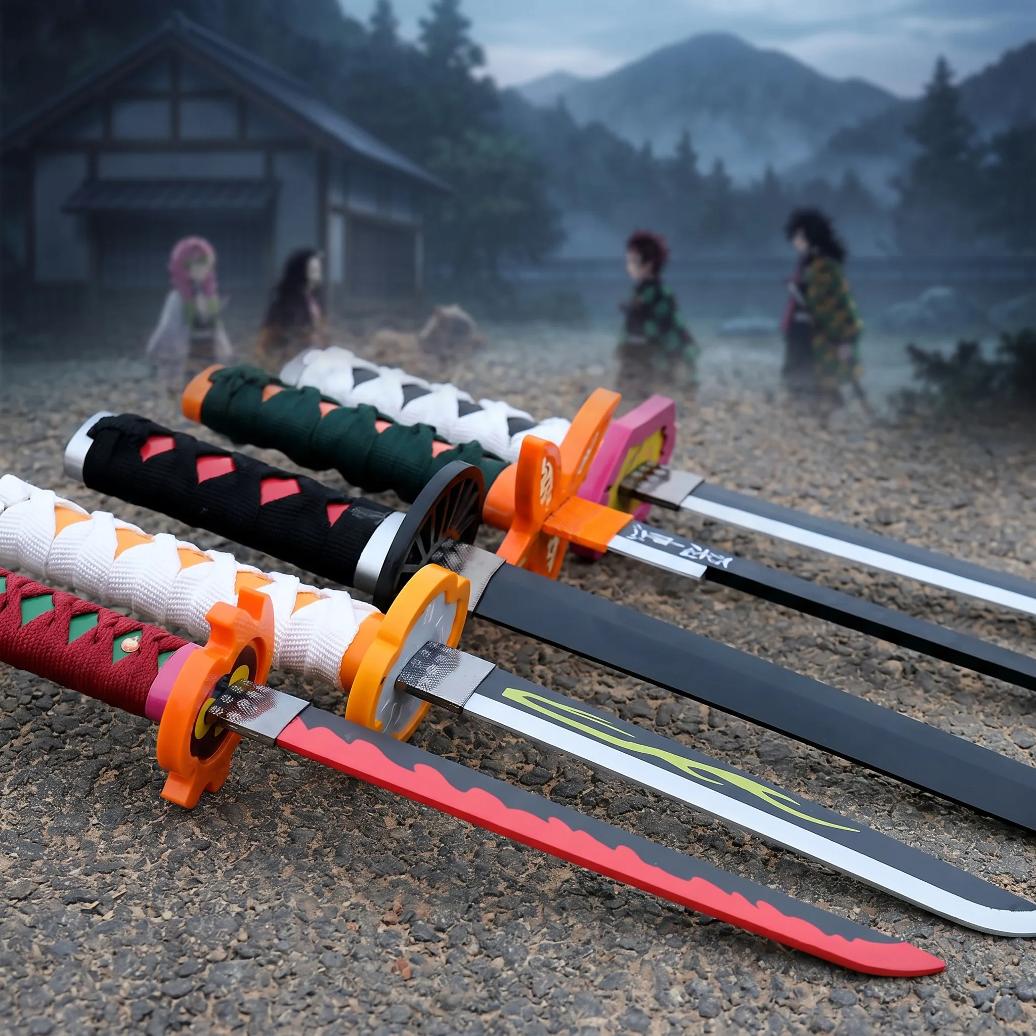 72 104cm Demon Slayer Katana T - Anime Cosplay Katana recension och pris