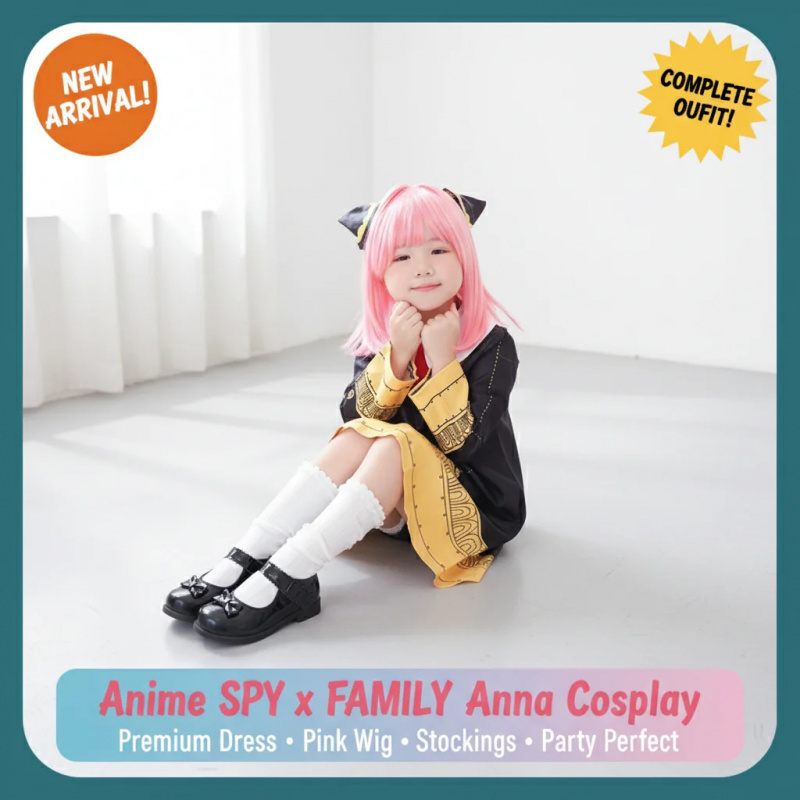 ▶❤Anime SPY X FAMILY Anya Forg - Spy Family Outfit recension och pris