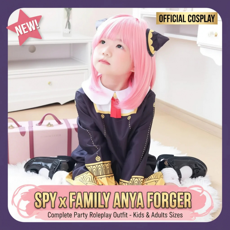 ▶❤Anime SPY X FAMILY Anya Forg - Spy Family Outfit recension och pris