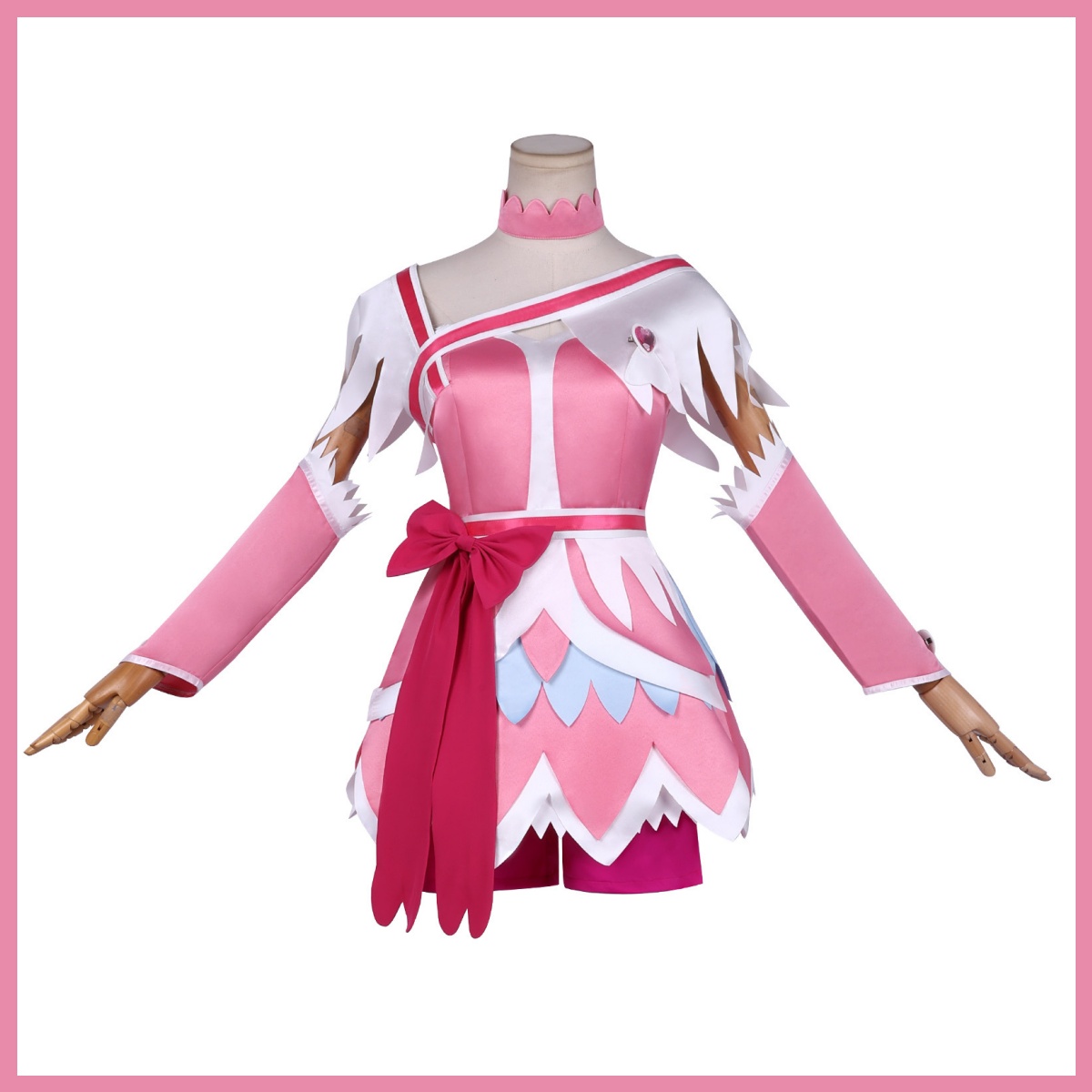 Anime Doki Doki! PreCure Cure  - Cosplay Anime Pink Hair recension och pris