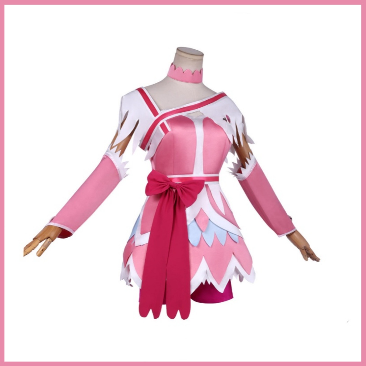 Anime Doki Doki! PreCure Cure  - Cosplay Anime Pink Hair recension och pris