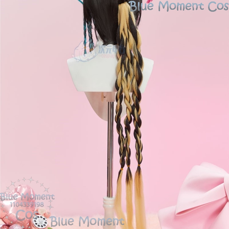 Jinx Valentine Cosplay Wig Pin - Cosplay Anime Pink Hair recension och pris