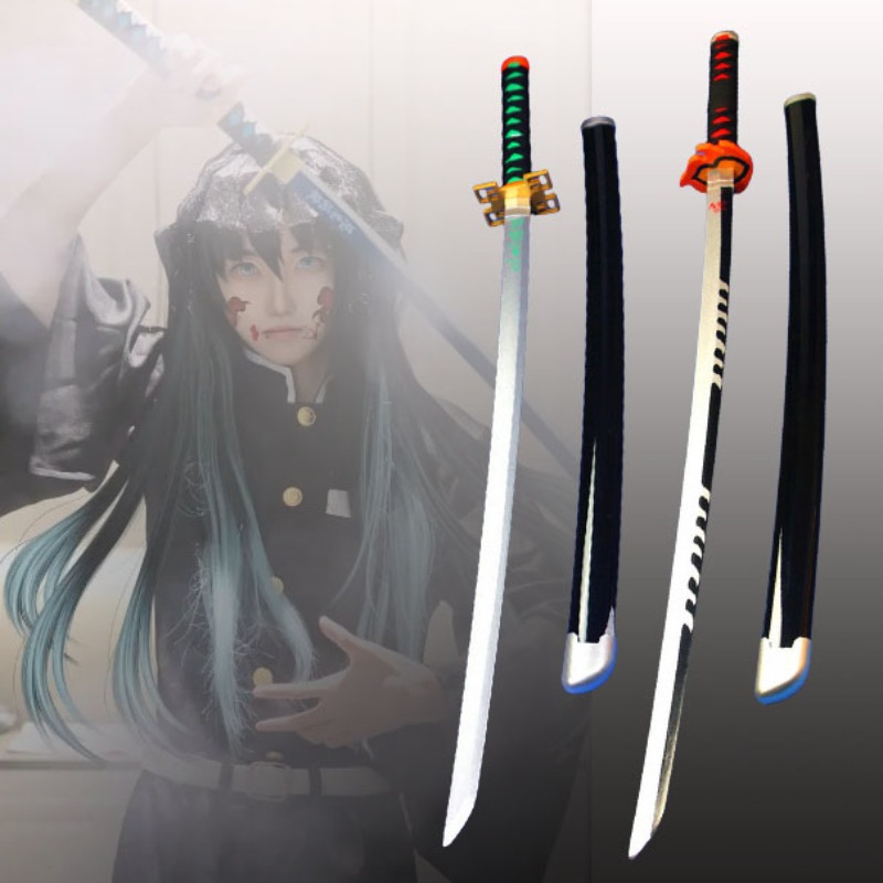 41in/104cm Demon Slayer Katana - Anime Cosplay Katana recension och pris