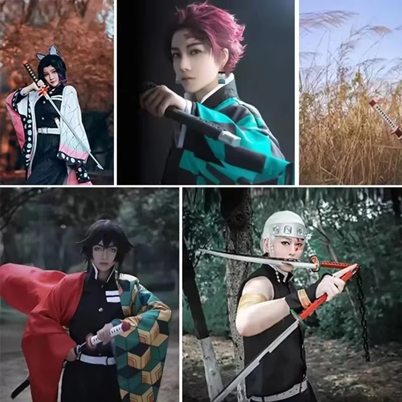 41in/104cm Demon Slayer Katana - Anime Cosplay Katana recension och pris