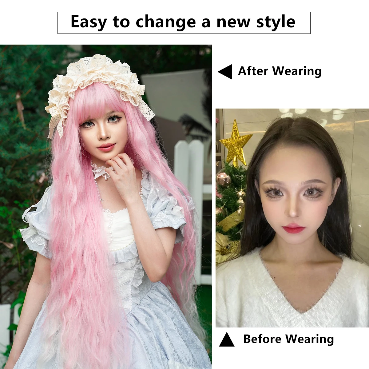 NAMM Extra Long Sakura Pink Wi - Anime Cosplay Easy recension och pris