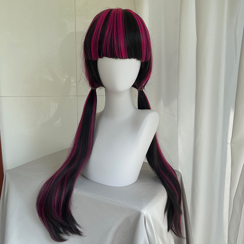 High Quality Movie Draculaura  - Cosplay Anime Pink Hair recension och pris
