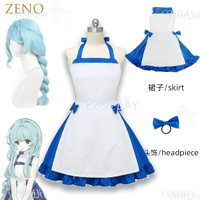 Blue Halloween Full Cosplay Ou - Zenos Anime Cosplay recension och pris